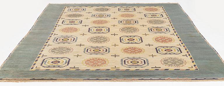 Märta Måås-Fjetterström, a carpet "Blåringen", knotted pile, ca 306 x 267 cm, signed AB MMF.