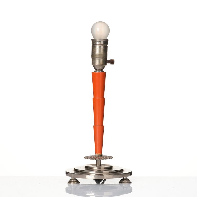 Erik Tidstrand, a table lamp, model "27222", Nordiska Kompaniet 1920-30s.