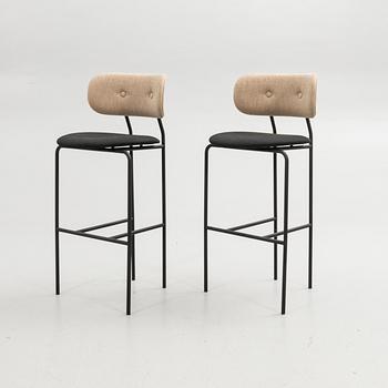 OeO Design Studio, bar stools, a pair, "Coco", Gubi, Denmark.