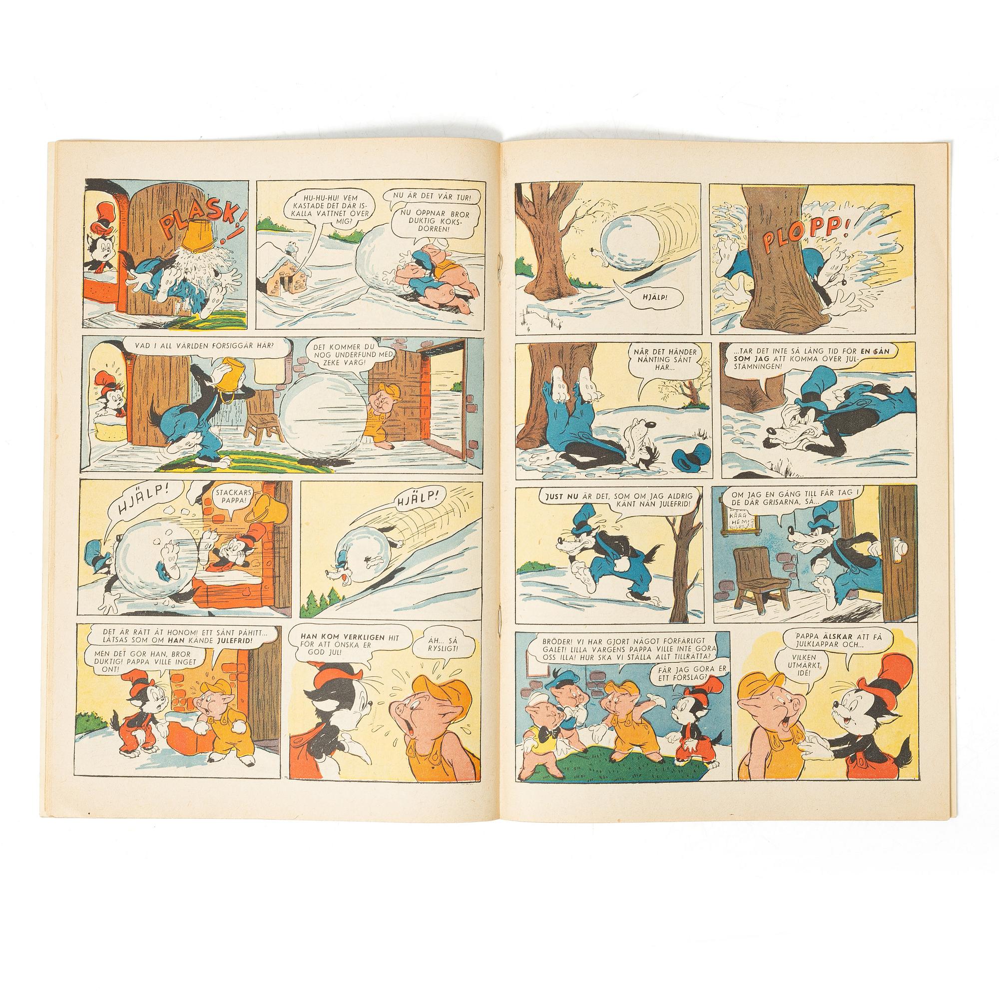 Comic book, Kalle Anka & Co, no. 12, 1949.