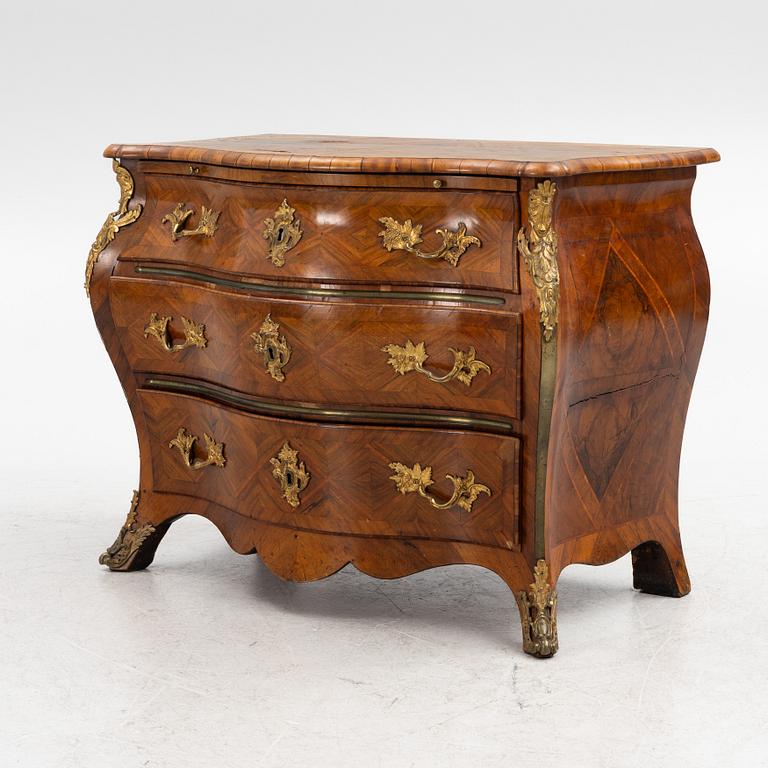 A Rococo chest of drawers, second half of the 18th century.