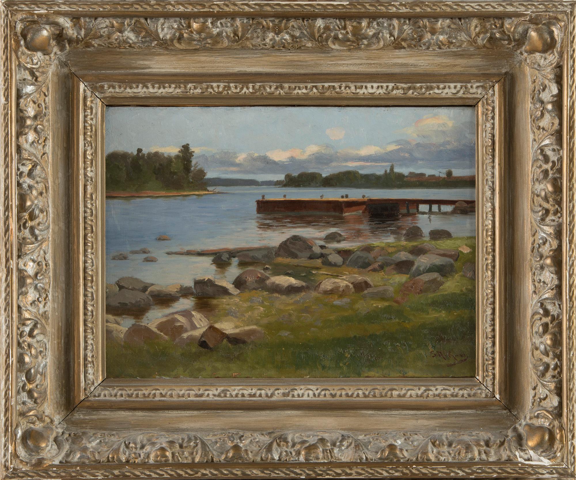Sigfrid August Keinänen, Ranta ja laituri.