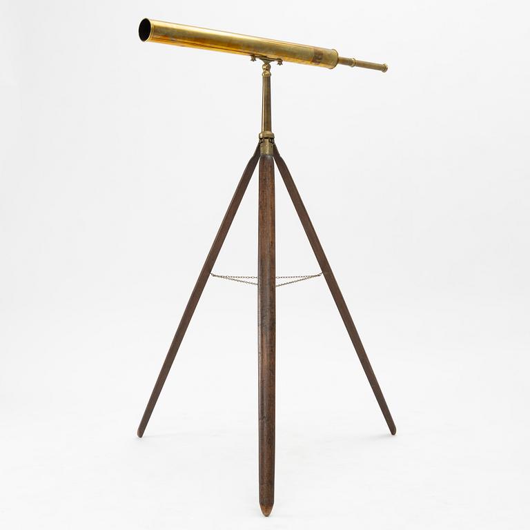A telescope by John Browning of 63 Strand, London, later part 19th century/circa 1900.