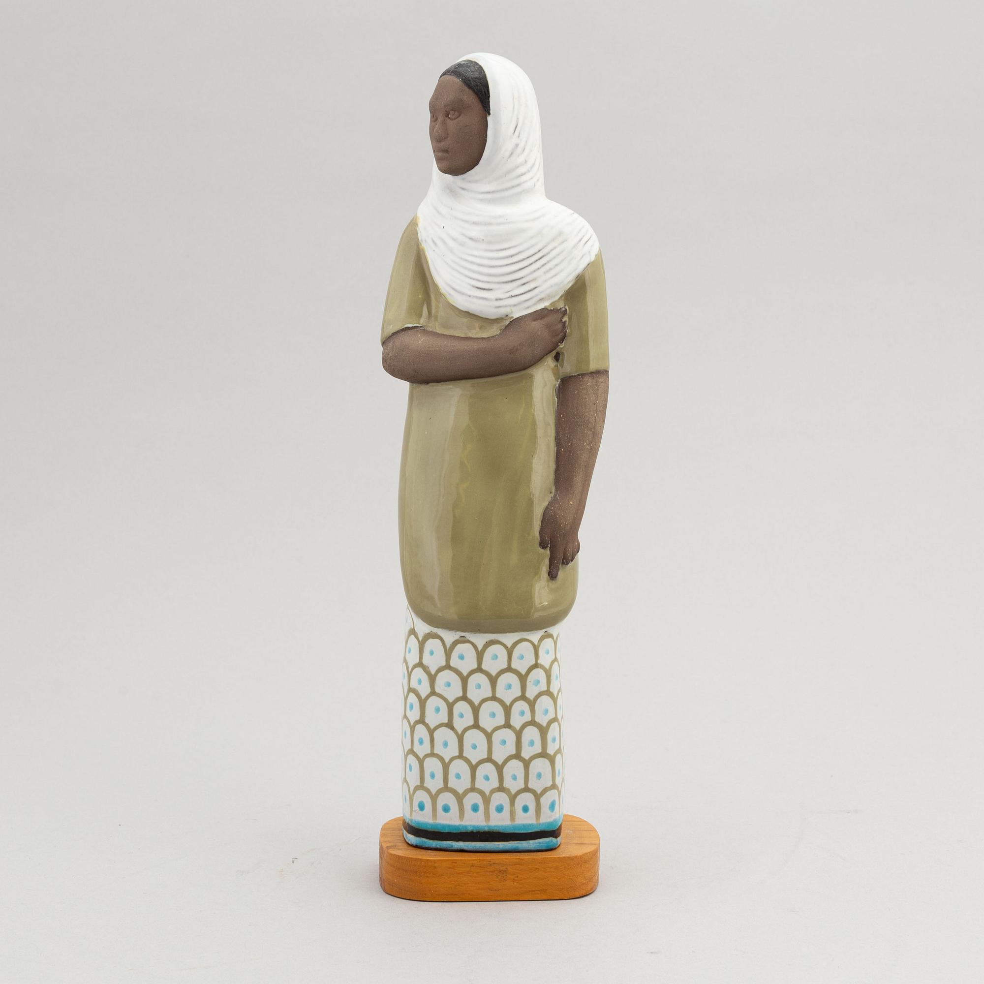 Mari Simmulson, a stoneware sculpture from Upsala Ekeby.