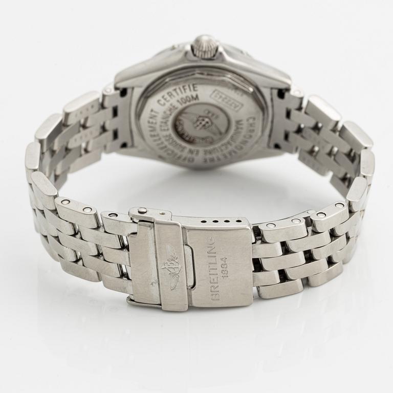 Breitling, Callistino, "mother-of-pearl dial", wristwatch, 29 mm.