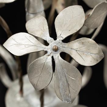 ESTRID ERICSON, a model 104 pewter chandelier, Svenskt Tenn, 1920's.