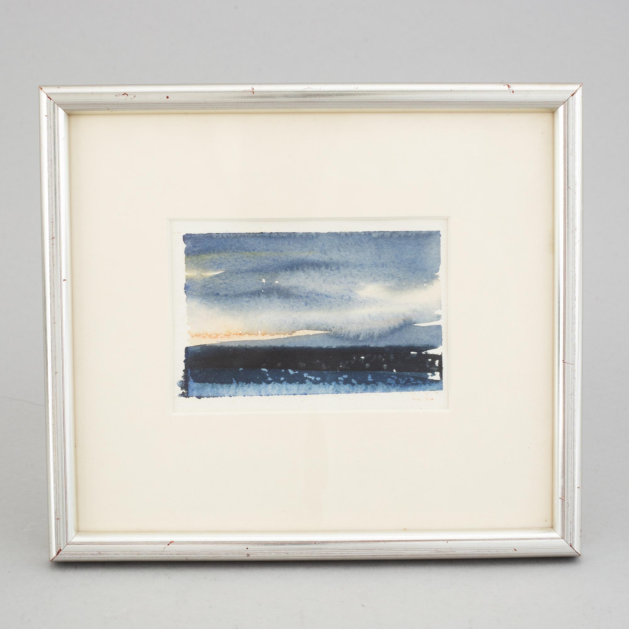 Lars Lerin, watercolour signed L.L and dated -81.