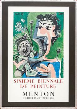 Pablo Picasso, "Sixth Biennale of Painting Menton 1966".