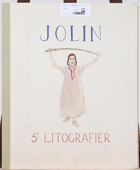 EINAR JOLIN, litografier, 5 st, sign o nr 172/ 250.