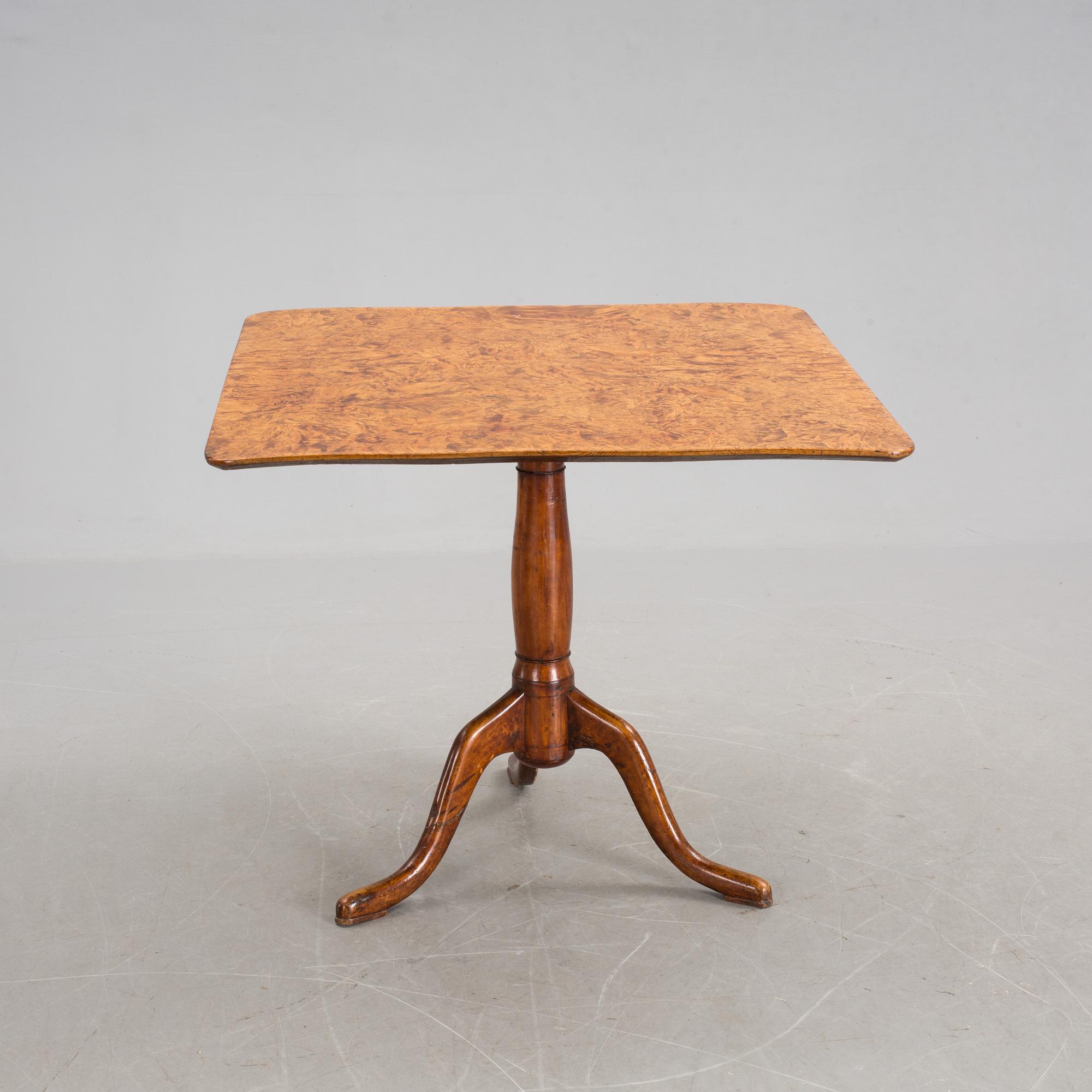 FÄLLBORD, 1700-talets andra hälft.