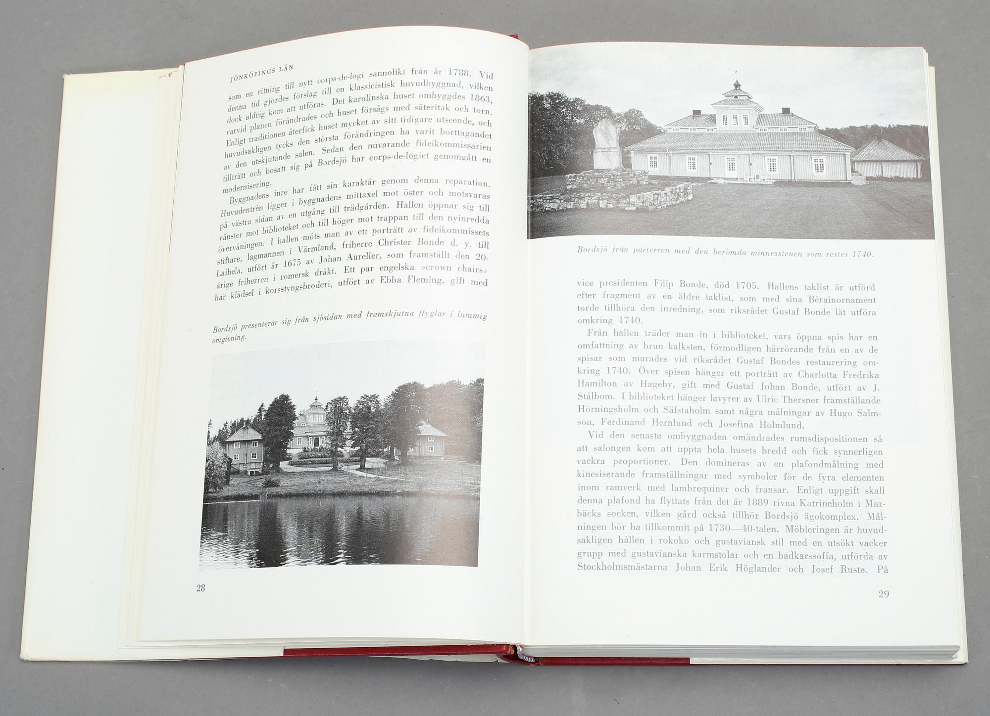 BOKVERK, 17 delar. Slott och herresäten i Sverige, Allhems Förlag, Malmö 1968-69.
