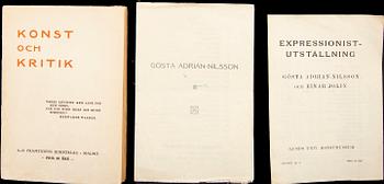 Pamphlets, magazines etc (8), Gösta Adrian-Nilsson.