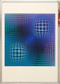 Victor Vasarely,  serigraph signed and numbered FV 16/20.