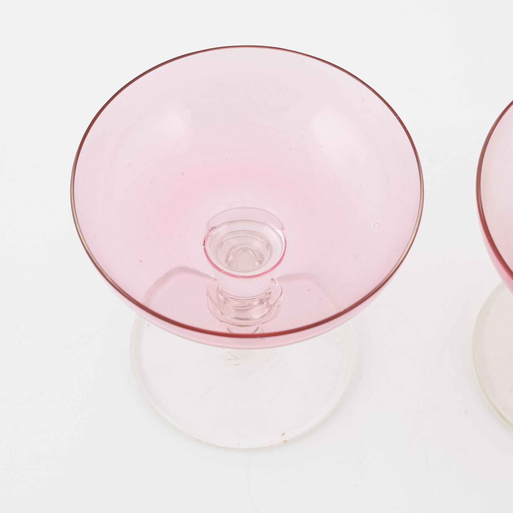 Champagnekupor, 6 st, 1900-tales första hälft.