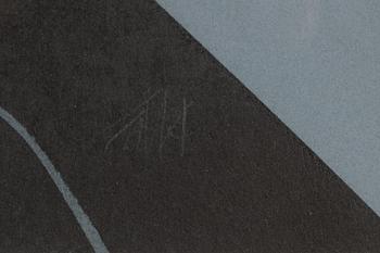 Antonio Saura, lithograph in colours, signed 103/140.