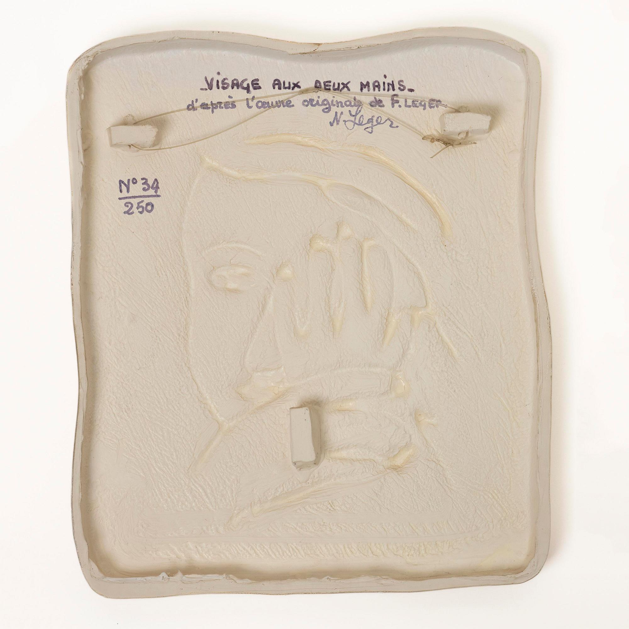 Fernand Léger, "Visage aux deux mains".