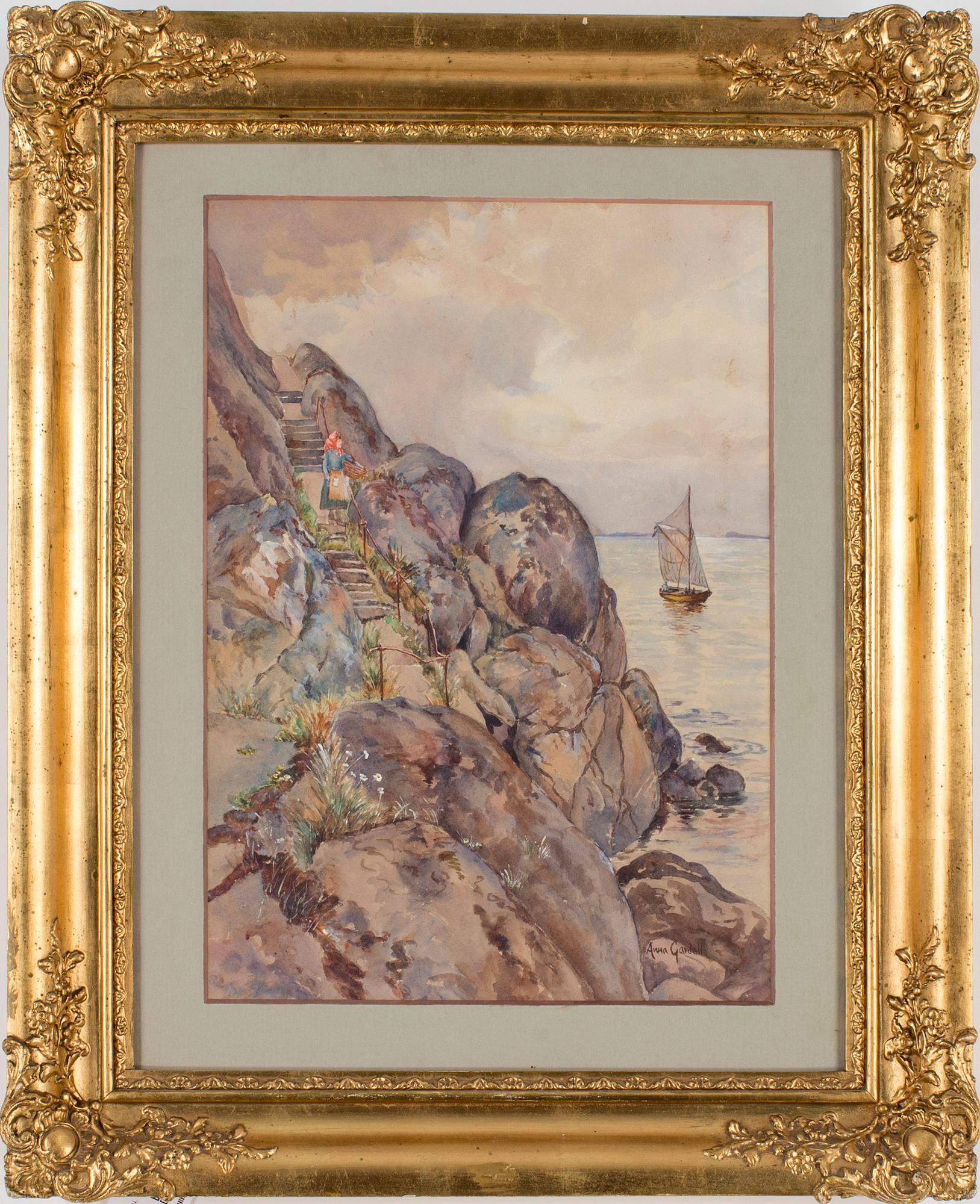ANNA GARDELL ERICSSON, akvarell, signerad.