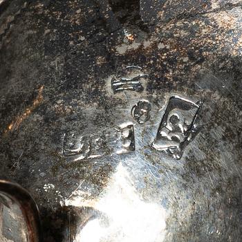 Supkoppar, 4 st, silver, Sverige 1800-1900-tal.