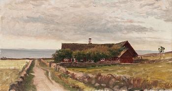 204. Berndt Lindholm, A HOUSE AT THE SEASIDE.