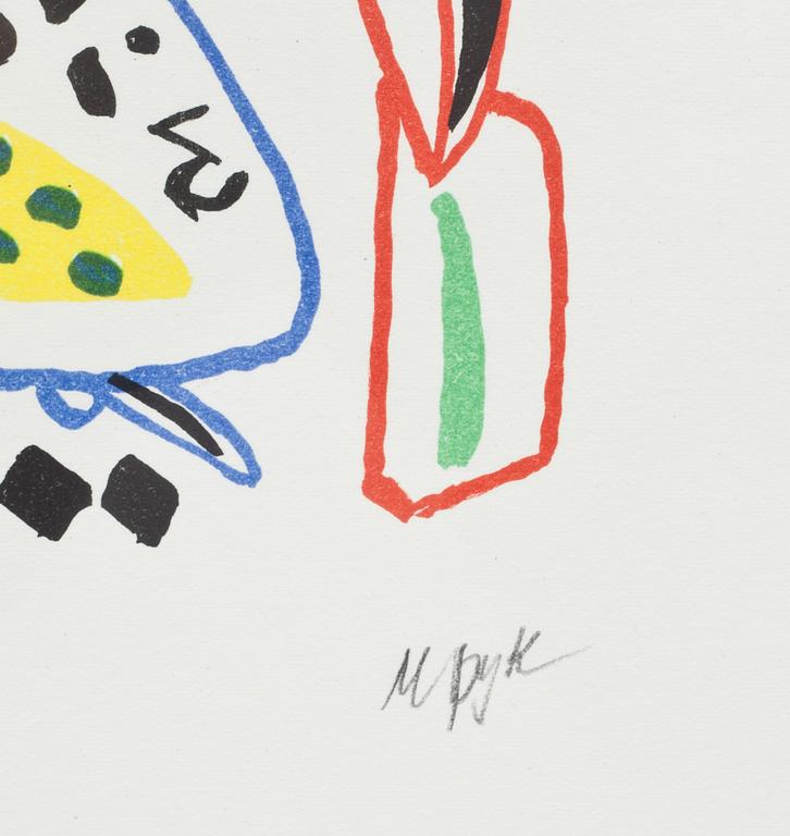 MADELEINE PYK, färglitografi, sign och numr 229/275.