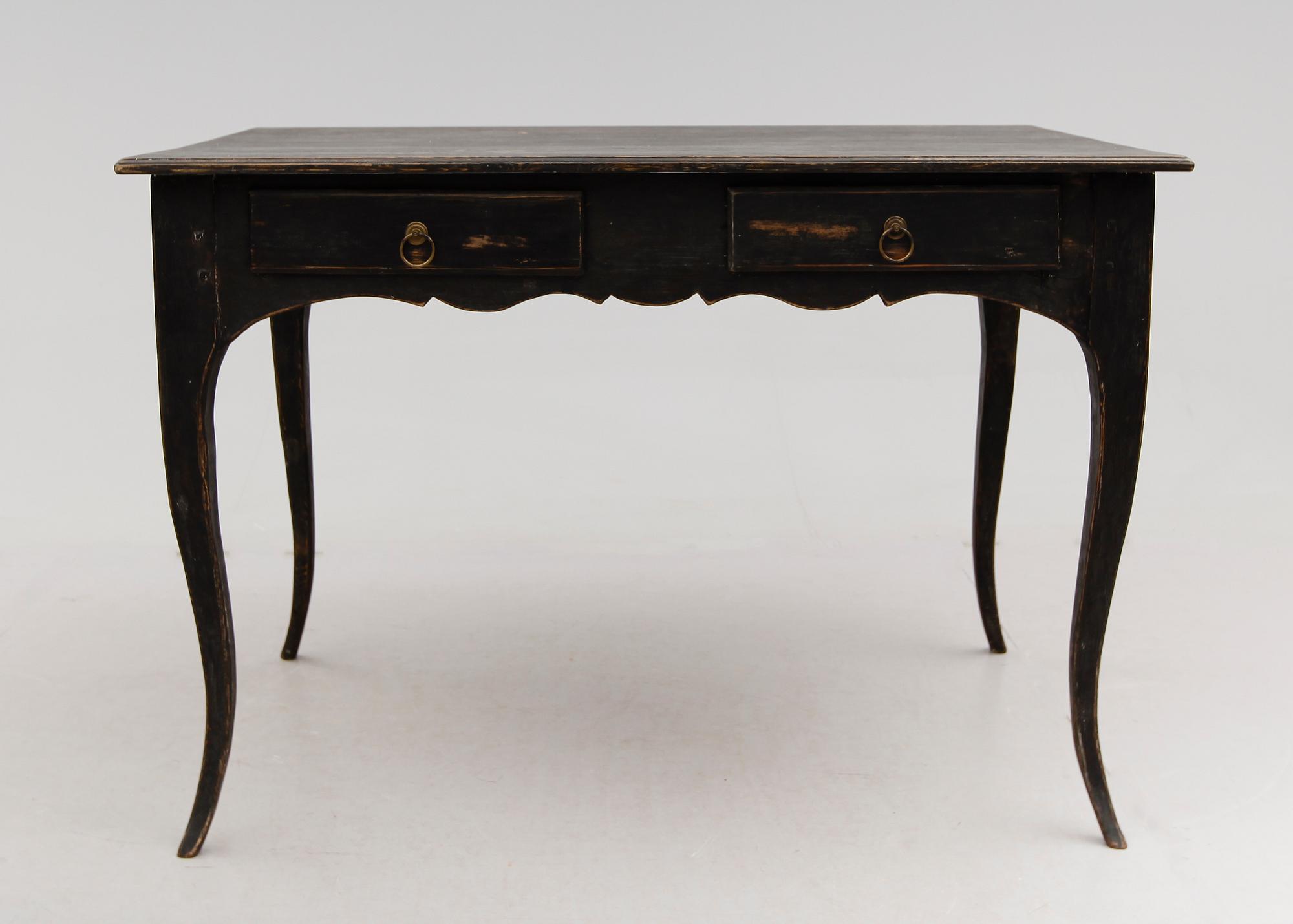 SKRIVBORD, rokokostil, omkring år 1900.