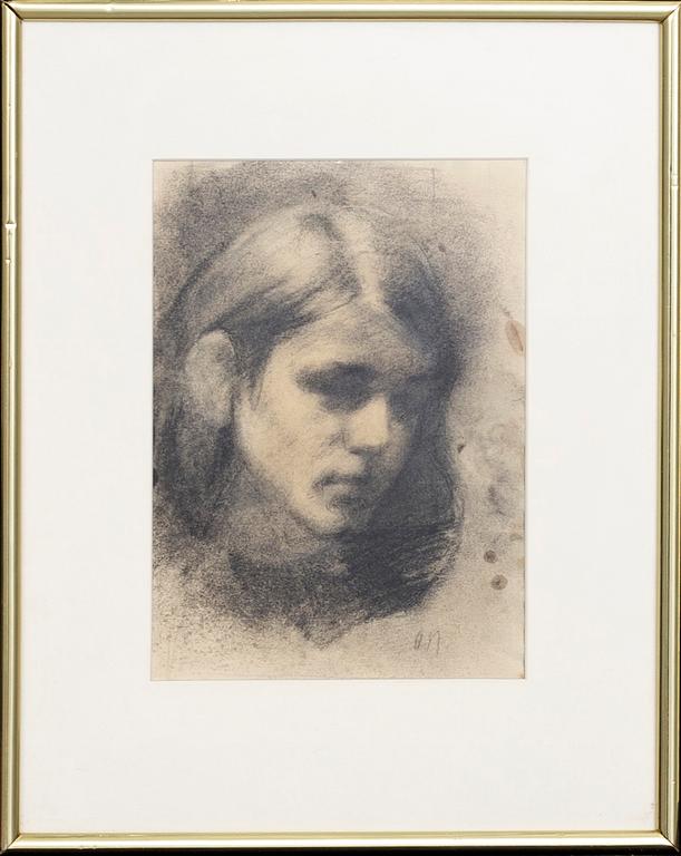 ODD NERDRUM, teckning signerad.