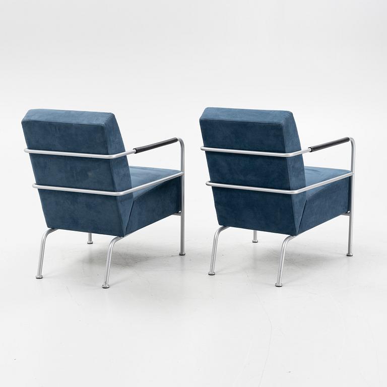 A pair of 'Cinema' easy chairs by Gunilla Allard for Lammhults.