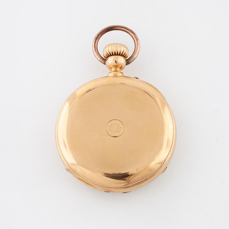 SAVONETTE-UR, Remontoir No 15584, 19 rubis, 43 mm.