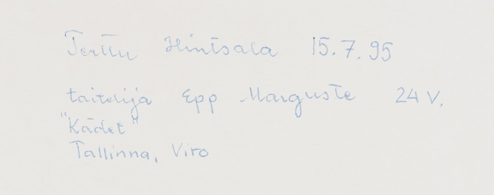 Epp Marguste, "Käed".