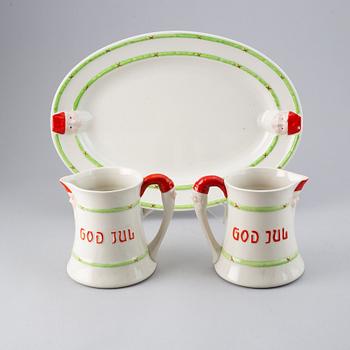 Julservis, 45 delar, porslin, "God Jul", Gustavsberg/Rörstrand.