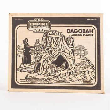 STAR WARS, 3 stycken playsets i kartonger, 1970/80-tal.