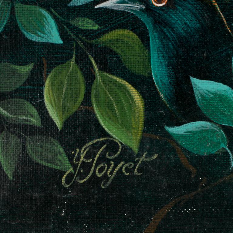 YVES POYET, olja på duk, sign.