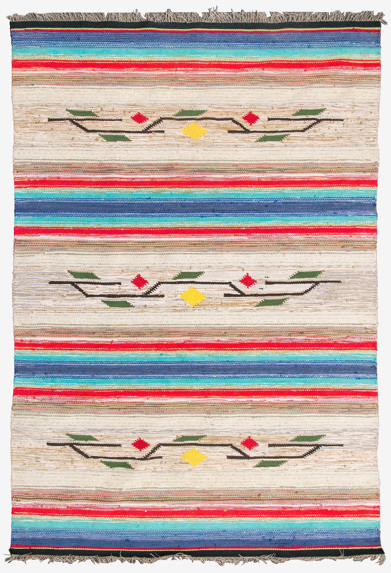 Räsymatto, 1900-luvun puoliväli. Noin 270 x 180 cm.