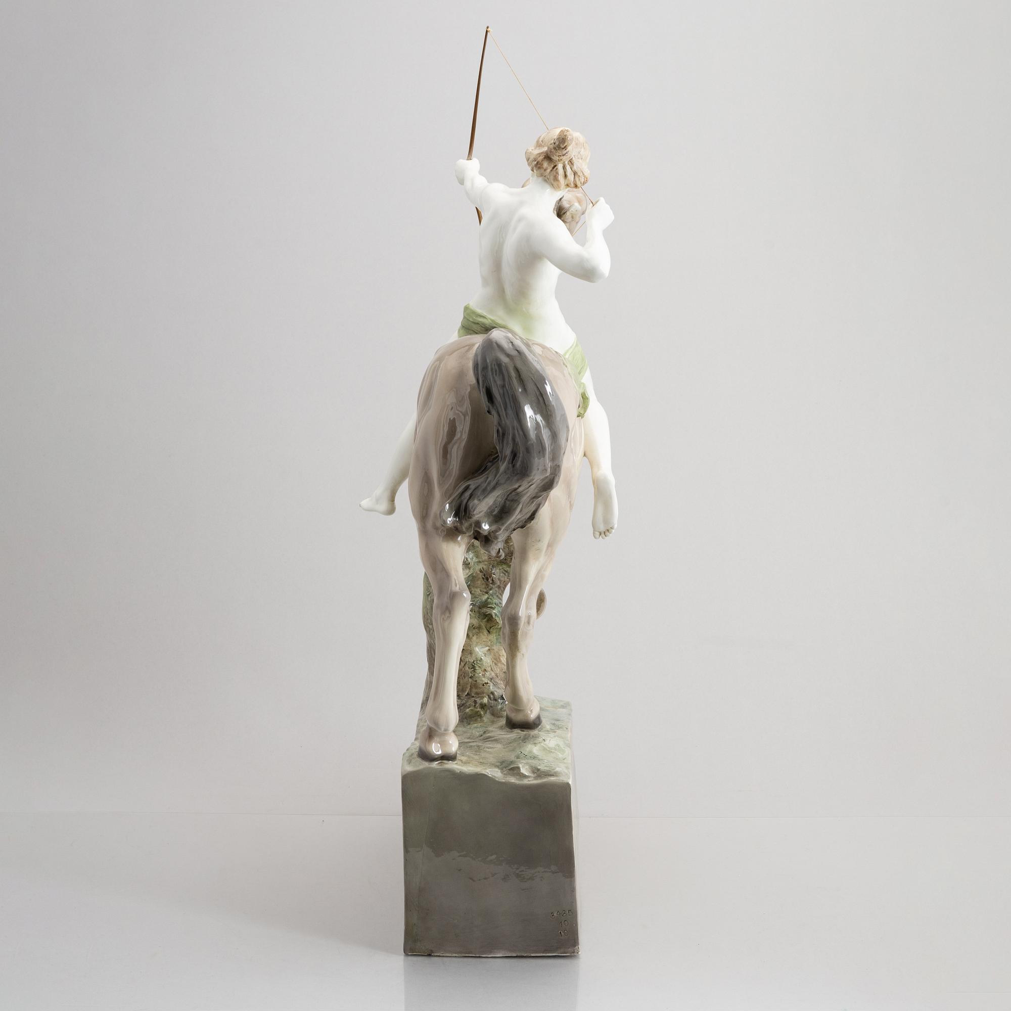 Adolphe-Jean Lavergne, sculpture, Goldscheider, Vienna, Austria, first half of the 20th century.