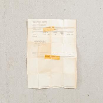 Jorgo Krallis, akryl på duk, signerad, ca 15 x 16 cm.