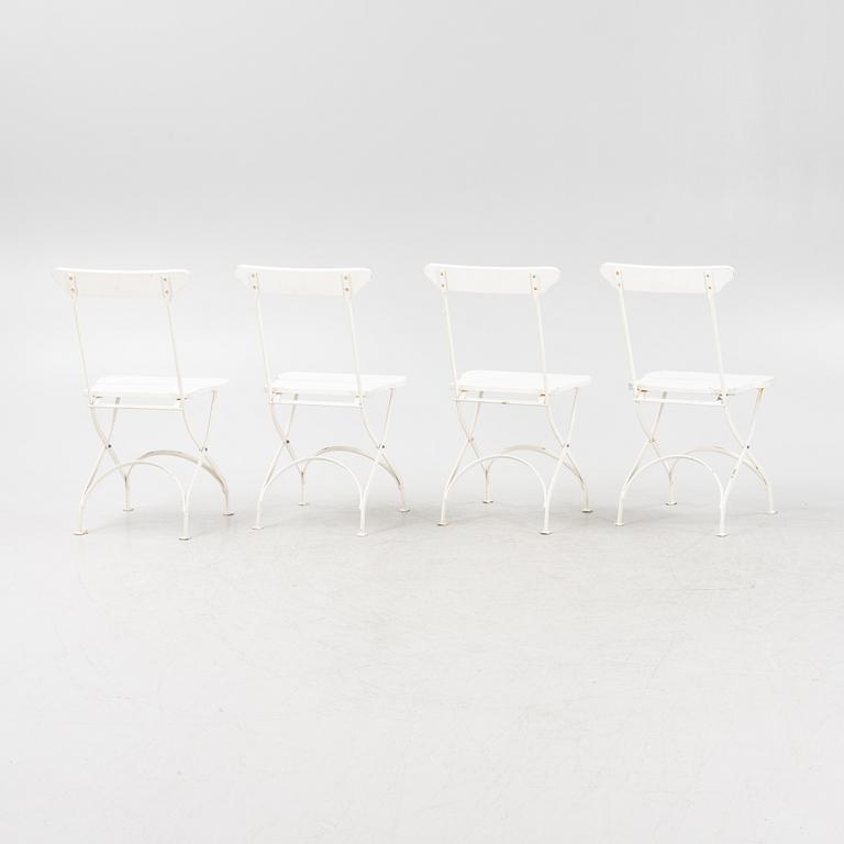 Four 'Classic Nr 2' garden chairs, Byarums Bruk, Vaggeryd, Sweden.