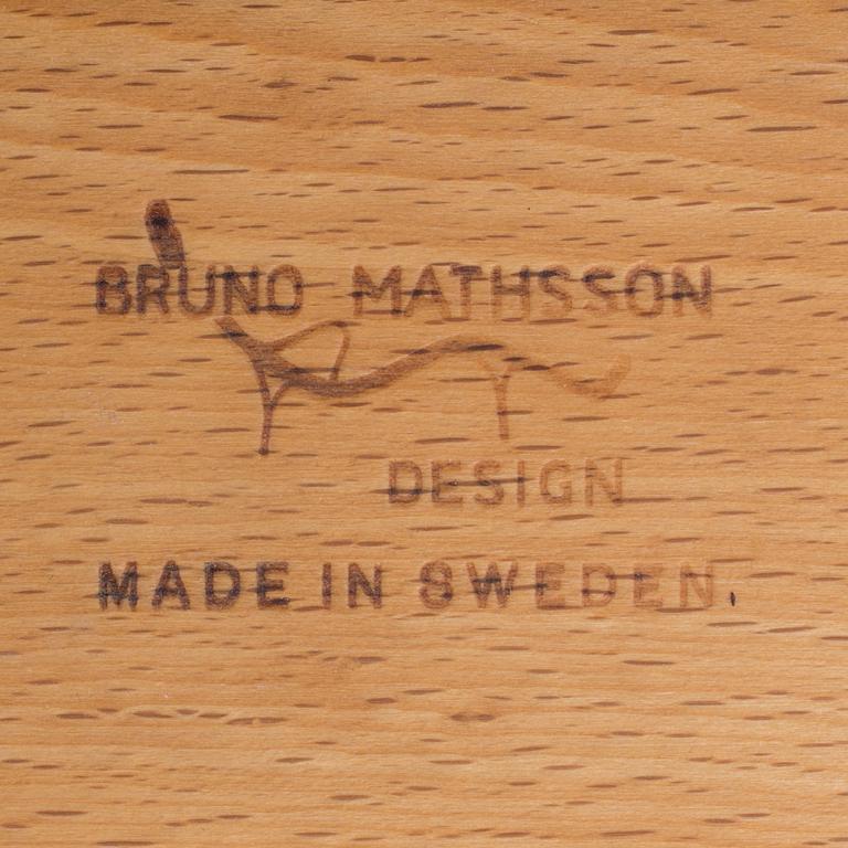 VILFÅTÖLJ, "Pernilla 3", Bruno Mathsson, brännmärkt.