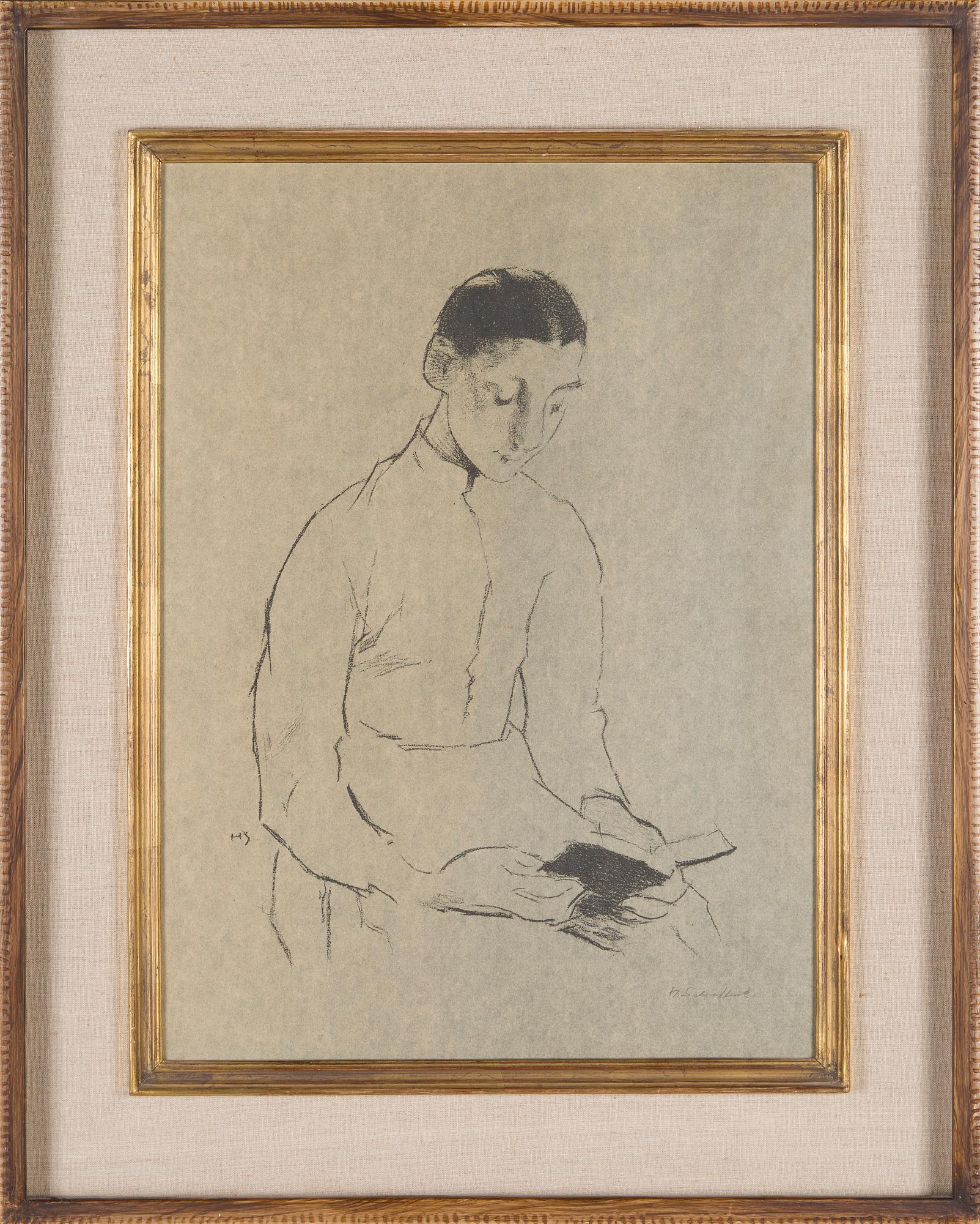 Helene Schjerfbeck, Rippilapsi (Hartaus).