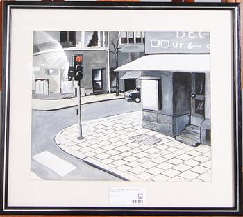 BERGGREN, KALLE. Akvarell. Sign o dat. -79.