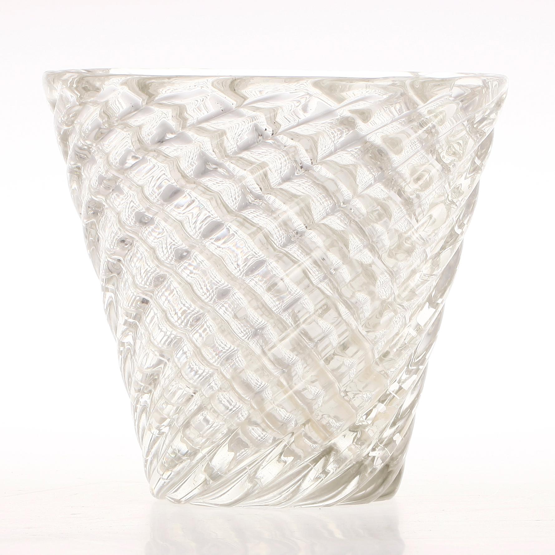 VAS, glas, Venini, Italien, 1900-talets första hälft.