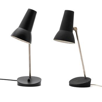 Table lamps, a pair, model "E1297", Asea, 1960s.