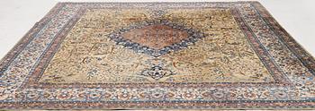 An Antique Tabriz carpet, Northwest Persia (Iran), signed Alabaf c 387 x 299 cm.