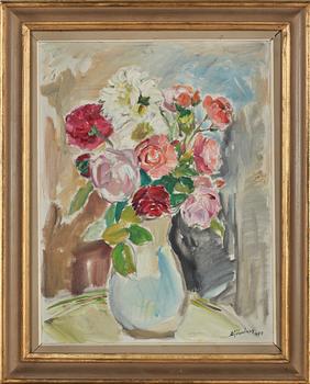 EVALD BJÖRNBERG, olja på duk, signerad och daterad 1950.