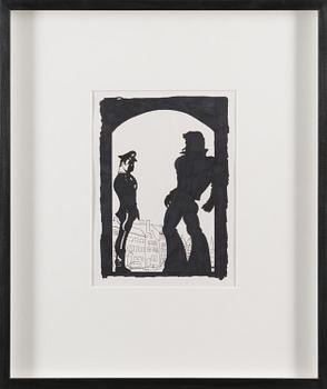 TOM OF FINLAND, SILHOUETTE - UNDER THE BRIDGE.