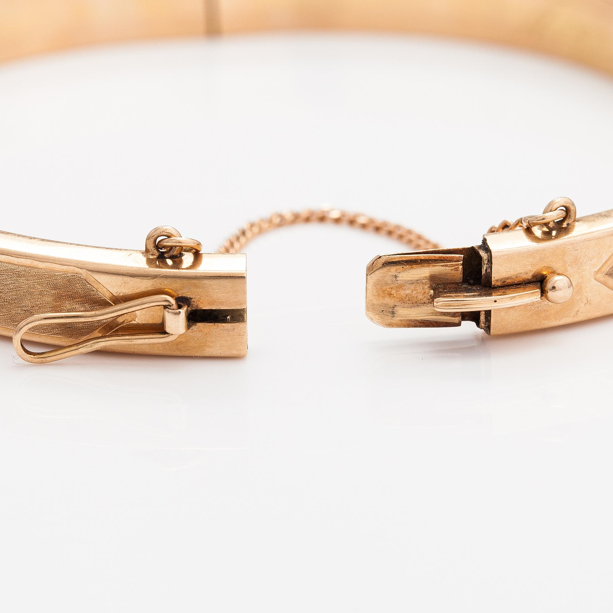 A 14K gold bracelet. Westerback, Helsinki 1961.