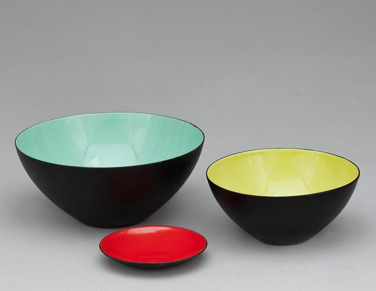 SKÅLAR OCH FAT, 2+1st, "Krenit", Herbert Krenchel, Tordben Orskov & Co, Danmark 1950-60-tal.