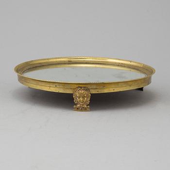 TABLE PLATEAU, empire, probably France. First half of the 19th century.