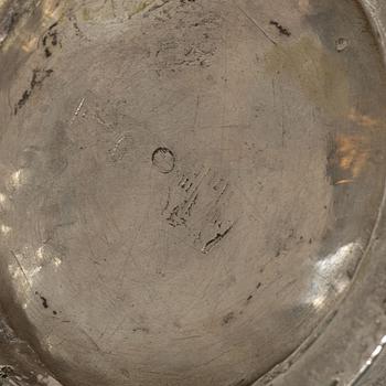 Jöns Lund, bägare, silver, Skara omkring år 1760.