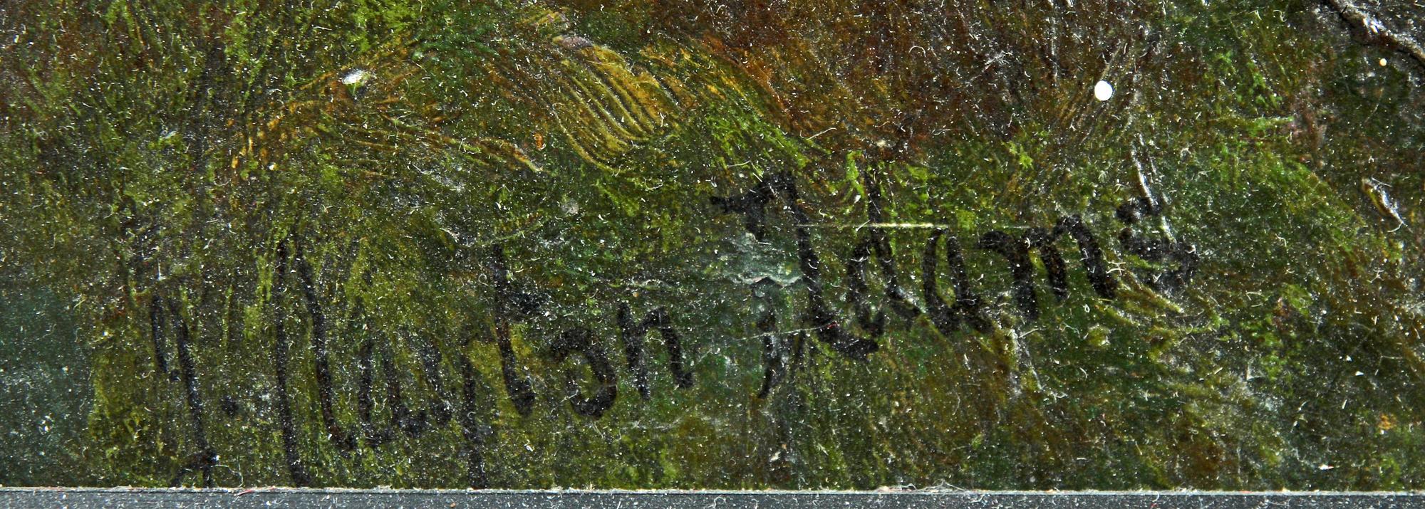 JOHN CLAYTON ADAMS, olja på duk, sign.