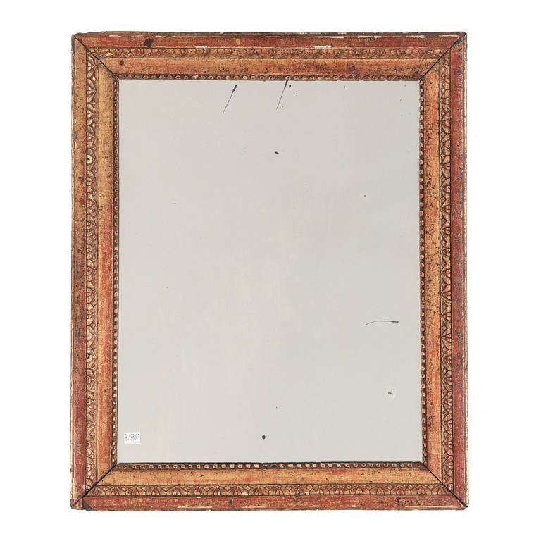 SPEGEL/RAM, gustaviansk, omkring 1800.